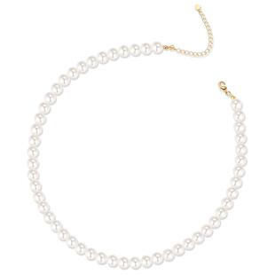 施家正品珍珠项链女轻奢小众叠戴毛衣链baby小米粒颈链高级锁骨链