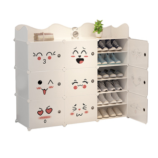 简易鞋架子门口家用2026新款爆款防尘鞋盒收纳盒多层室内好看鞋柜