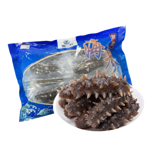 【官方特价】董二胖大连鲜食海参即食有机辽刺参半斤非干货