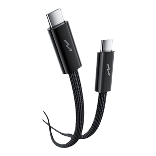 能适雷电4全功能type-c数据线双头USB4/3pd100w240快充40Gbps高清视频线15手机公对公macbook笔记本电脑Pro