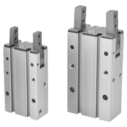 SMC型SMS气缸MHY2小型夹爪气动手指16D/20D/25D32D开闭180度HFR