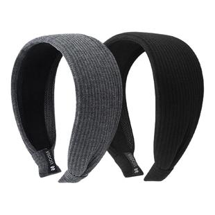 AJIDOU阿吉豆发箍秋高颅顶宽边头箍女2026新款遮发缝头饰外戴发卡