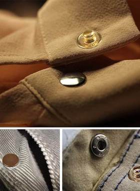 跨境货源20套2色金属钮扣83115mm含铜盒装扣子箱包工具四合#扣