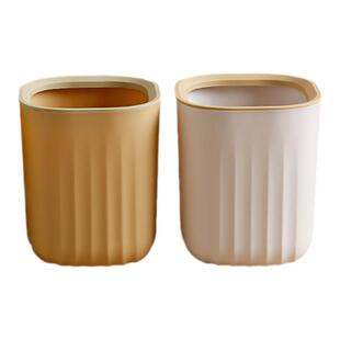 新款桌面垃圾桶高颜值家用可爱小号迷你无盖压圈纸篓梳妆台拉圾桶