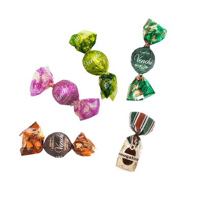 Venchi闻绮意大利榛子黑巧牛奶巧克力球焦糖榛子碎散装进口零食