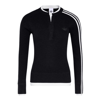 Adidas/阿迪达斯正品三叶草女士休闲亲肤修身圆领针织衫KS5333