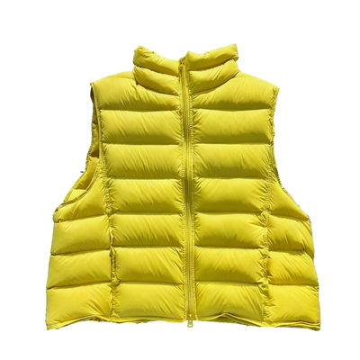 韩版排骨立领宽松羽绒马甲女短款