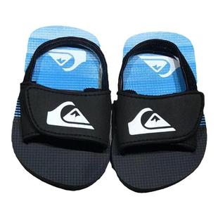 速发Quiksilver2025新款夏季儿童透气凉拖鞋软底一字拖休闲露趾