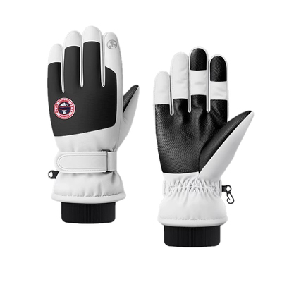 冬季保暖骑行滑雪手套加厚北极绒