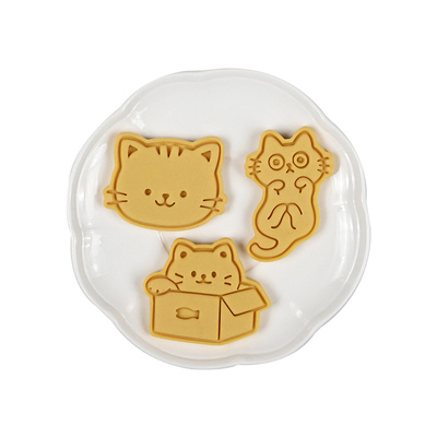 ins猫咪可爱小猫卡通饼干模具