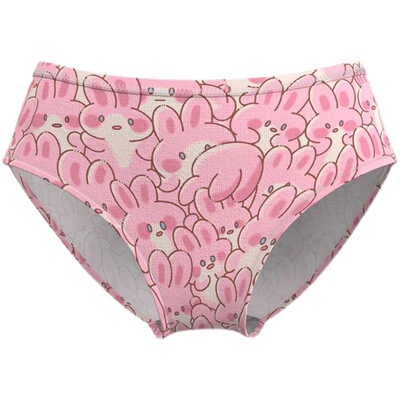 设计师内裤少女甜美兔兔