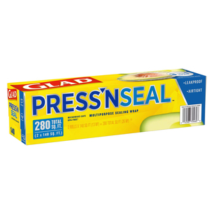 美国直邮Glad密实贴Press'n Seal水果蔬菜食物保鲜膜手压43米佳能