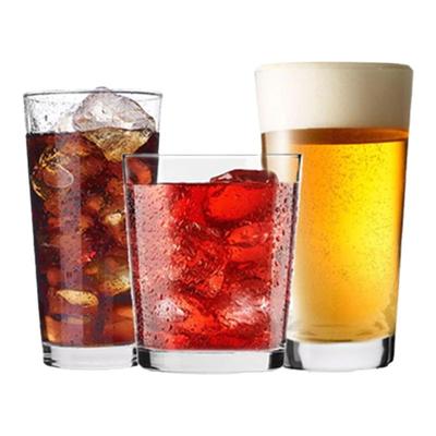 KROSNO进口晶质玻璃科诺饮料杯家用精酿啤酒杯美式品脱杯果汁杯