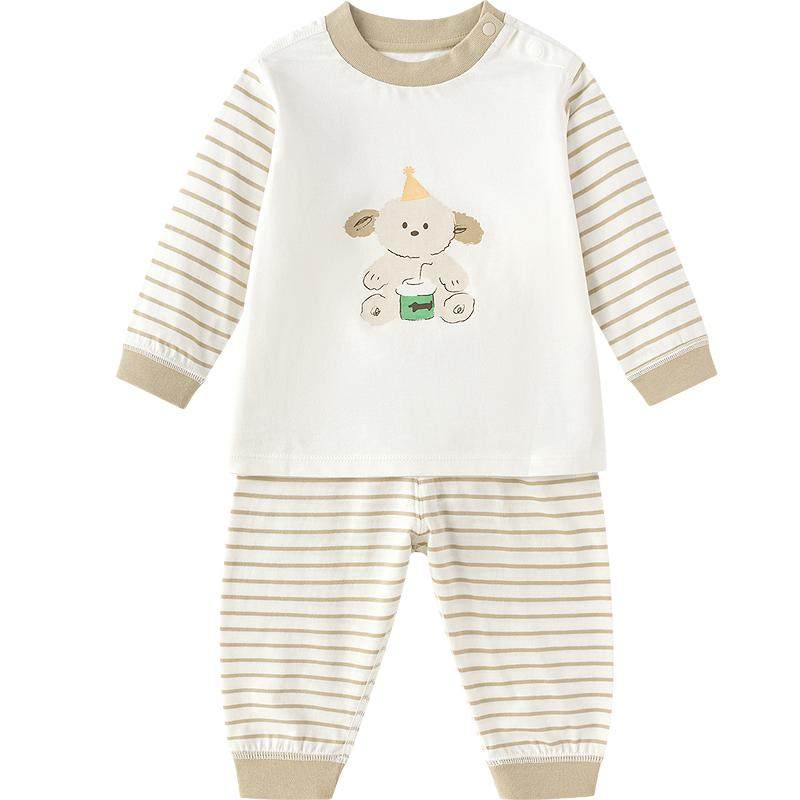 巴拉巴拉童装宝宝内衣套装2026新款男女童家居服秋衣儿红色拜年服