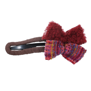 新年红色扭扭夹发夹后脑勺花朵鸭嘴夹盘发头饰一字抓夹女2025新款