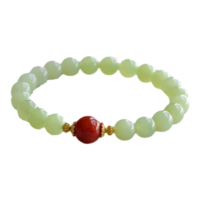 东海世家和田玉黄口手串