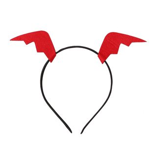 万圣节搞怪头饰女可爱恶魔头箍发箍南瓜恶魔角蝙蝠翅膀发卡发饰品