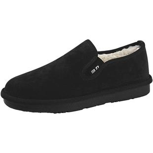 回力棉鞋女款冬季新款保暖加绒女鞋中老年妈妈鞋子女一脚蹬豆豆鞋