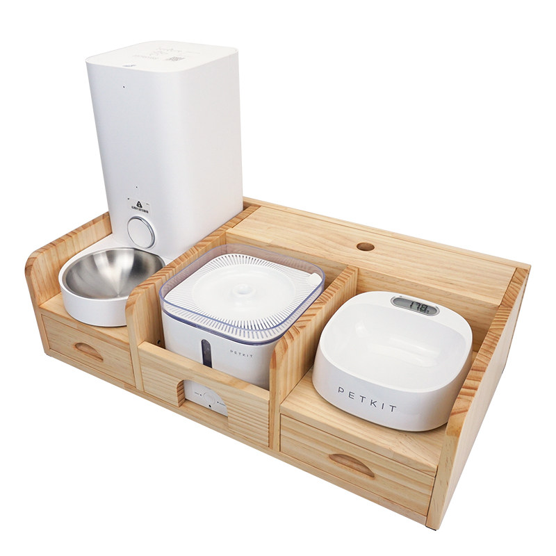 适用小佩喂食器饮水机食碗组合架