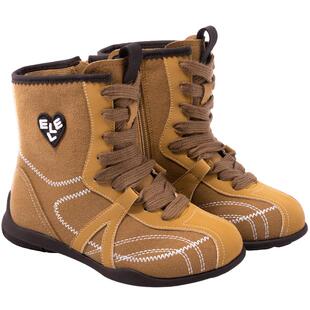 ELLEkids童靴 软底女童拳击鞋2026秋季新款女孩鞋休闲鞋儿童靴子