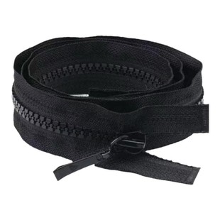 正品三力牌5号单头开尾树脂拉链带锁防滑大衣羽绒服睡袋长拉链,