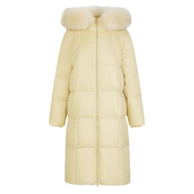 衣香丽影鹅绒羽绒服女士中长款