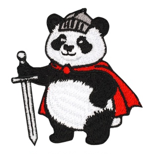 动物将军热熔胶款刺绣勾面魔术贴徽章可爱个性服装箱包装饰时尚贴
