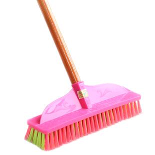 加长柄硬毛地刷厕所卫生间清洁水泥地刷子地面墙面瓷砖地板刷包邮