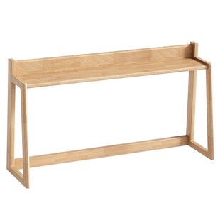 三梦实木简约桌面置物架儿童桌上书架办公室橡木收纳架简易储物架