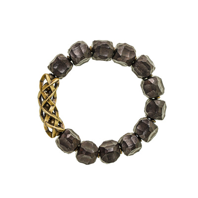 曲尾花手工雕刻木珠手串饰品