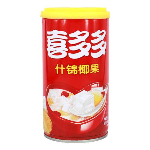 喜多多椰果王系列什锦椰果王水果罐头10小罐装开盖即食零食下午茶