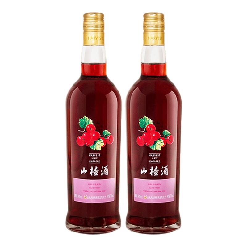 【丰收酒官方旗舰店】山楂酒甜型葡萄酒700ml/瓶14度低度微醺小酒
