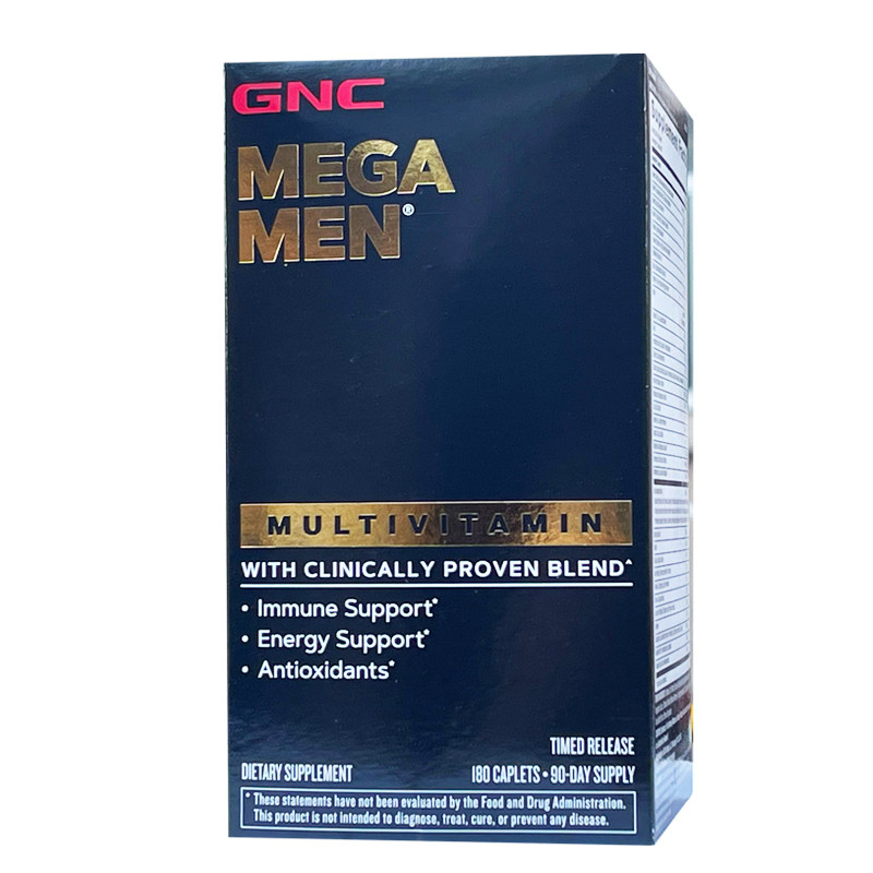 GNC美国版男性多维生素180缓释片
