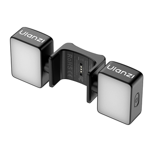 Ulanzi优篮子LM06磁吸双灯适配DJI大疆Pocket4/3补光灯自拍拍摄神器运动相机口袋便携式迷你快拆打光灯配件