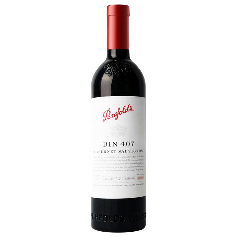 奔富（Penfolds）BIN407 bin389赤霞珠红葡萄酒750ml澳洲原瓶进口