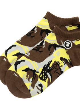 Aape猿人刺绣短袜4289XXL