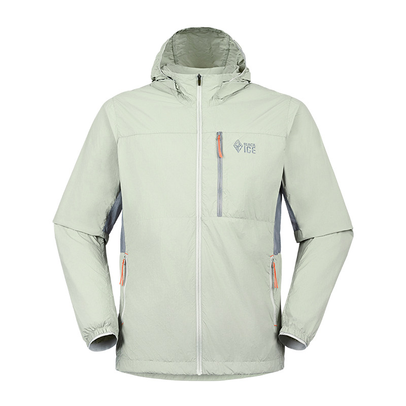 黑冰户外防晒衣男士新款春季原纱轻量透气皮肤衣外套钓鱼服8811