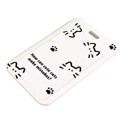 小卡公交卡门禁卡猫咪爪子卡套