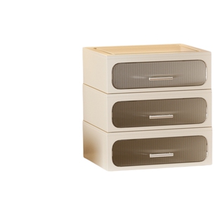 西豆玄关收纳盒入户门高档简约风抽屉式叠加钥匙口罩大容量置物架