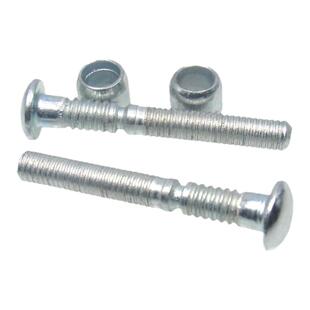 GH 镀锌碳钢圆头环槽铆钉M4.8M5M6.4M8M10虎克钉哈克钉 非标定制