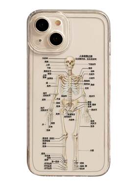 人体骨骼手机壳任意型号