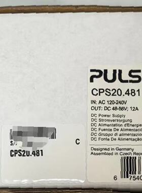 配件CPS20.481 PULS普尔世开关电源，AC120-24议价