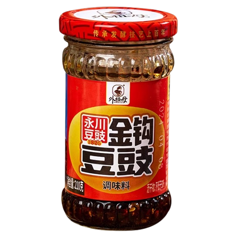 外祖母金钩豆豉永川豆豉210g