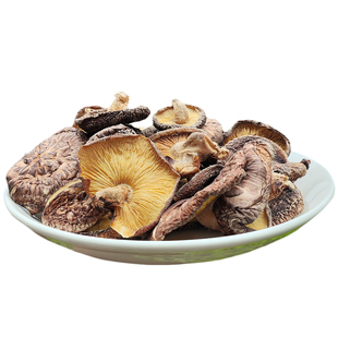 四川青川深山蘑菇野生椴木香菇山珍干货食材煲汤特产农家木头干菇