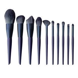 初见紫烟10支化妆刷柔软沧州腮红散粉刷子初学者软毛化妆新手套装