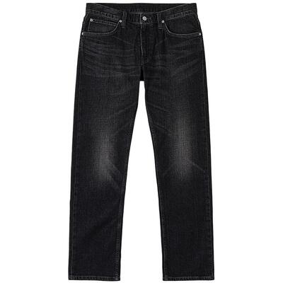 【张凌赫代言】Lee商场同款26春夏新品726直筒牛仔裤黑灰色男潮流