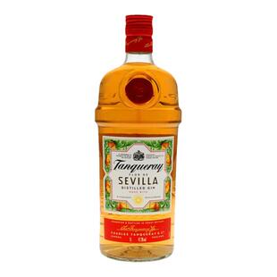 欧洲直邮Tanqueray添加利回味悠长金酒1000ml进口洋酒口味上乘