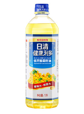 日清低芥酸菜籽油健康利多煎炸
