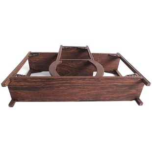 红木工艺品小博古架实木多宝阁底座紫砂壶架茶壶托鸡翅木摆件包邮