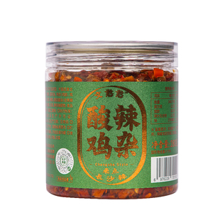 文憨憨酸辣鸡杂280g湖南特产正宗荤菜辣酱肉酱下饭酱下饭菜拌饭菜